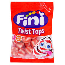 Цукерки Fini Twist Tops желейні 90г mini slide 1