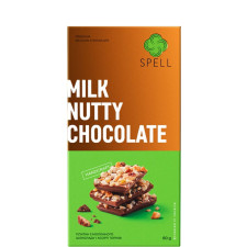Шоколад молочный с орехами, Spell, 80г mini slide 1