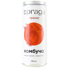 Напиток Spraga Комбуча Гранат слабогазированный 0,33л mini slide 1