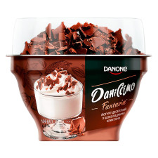 Йогурт Danone Даніссімо з шоколадними крихтами з молочного шоколаду 6,8% 136г mini slide 1