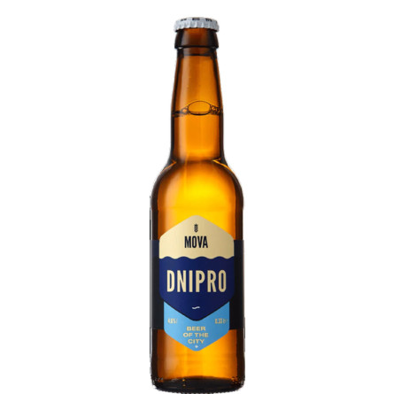 Пиво Дніпро Сіті, Мова / Dnipro City, Mova, 4.6%, 0.33л slide 1