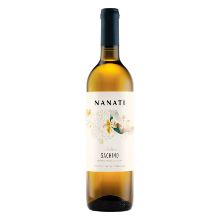 Вино Nanati Sachino біле напівсухе 9-13% 0,75л