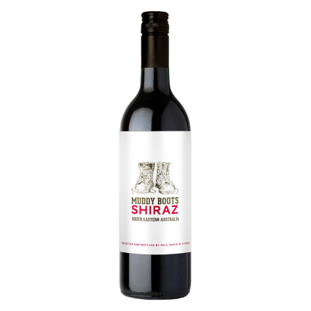 Вино Muddy Boots Shiraz червоне сухе 9-13% 0,75л