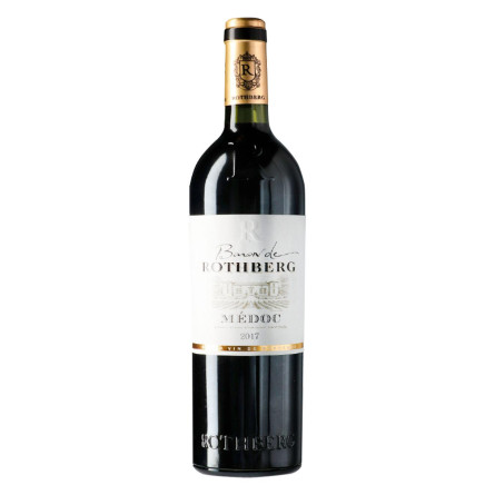 Вино Baron de Rothberg Medoc червоне сухе 9-13% 0,75л