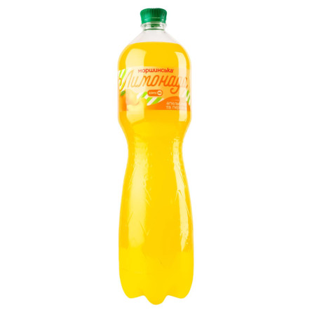 Напій газований Моршинська Лимонада апельсин-персик 1,5л