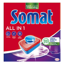 Таблетки Somat All in One для посудомийних машин 46шт mini slide 1