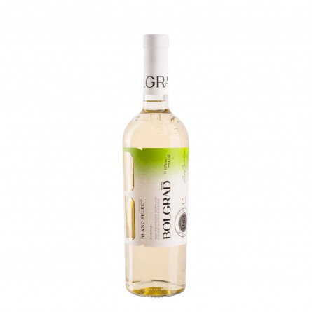 Вино Bolgrad Blanc Select ординарное столовое белое полусладкое 9-13% 0,75л slide 1