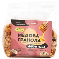 Гранола Oats&Honey медова фруктова 250г mini slide 1
