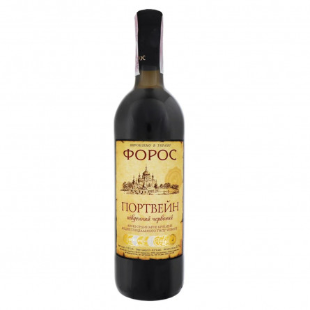 Вино Форос Портвейн Південний Червоний червоне кріплене17% 0.75л