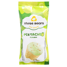 Морозиво Фісташка Три Ведмеді вафельний стакан 75г mini slide 1