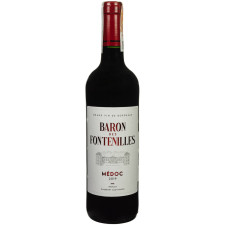 Вино Maison Ginestet Baron Des Fontenilles Medoc AOP сухе червоне 0.75 л 12.5% mini slide 1