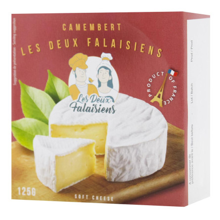 Сыр Les Deux Falaisiens Камамбер 50% 125г