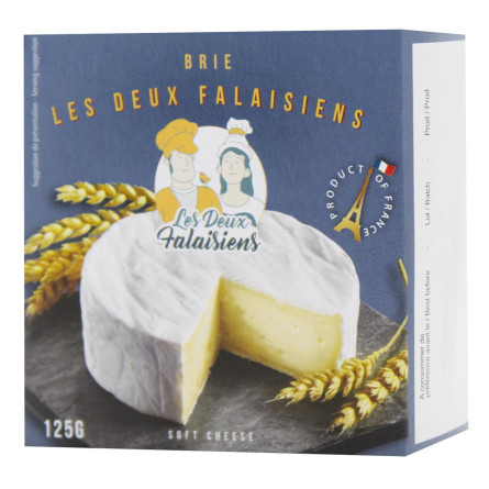Сыр Les Deux Falaisiens Бри 125г