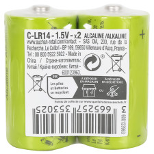 Батарейки Pouce Basic LR14 C 2шт mini slide 1