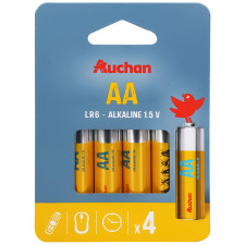 Батарейки Auchan Standart АА 4шт mini slide 1