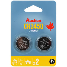 Батарейки Auchan Standart CR2450 2шт mini slide 1