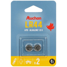 Батарейки Auchan Standart LR44 2шт mini slide 1