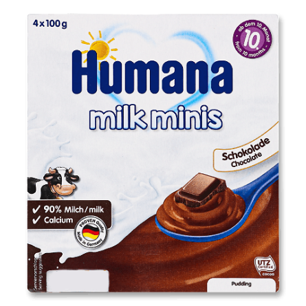 Пудинг Humana Milk minis шоколадний