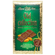 Шоколад молочний Бісквіт-Шоколад Оld Collection з мигдалем 32% 200г mini slide 1