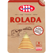 Сир Mlekovita Rolada копчений нарізка 50% 150 г mini slide 1