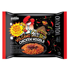 Локшина швидкого приготування Вулкано з куркою (дуже гостра) Volcano Chicken Noodle Paldo 140г mini slide 1