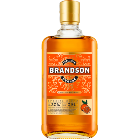 Бренди Brandson Orange особый ординарный 36% 0.5 л slide 1