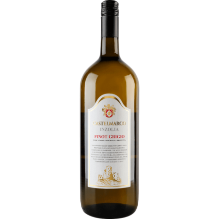 Вино Castelmarco Pinot Grigio белое сухое 12% 1,5л slide 1