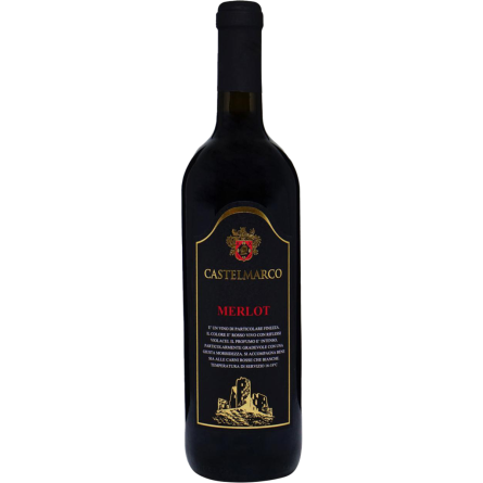 Вино Castelmarco Мерло красное сухое 1,5л
