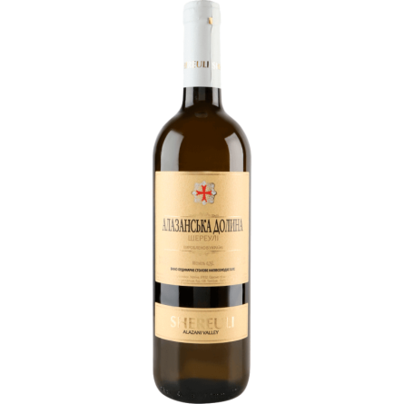 Вино SHEREULI Алазанская долина белое полусладкое 9-13% 0.75 л