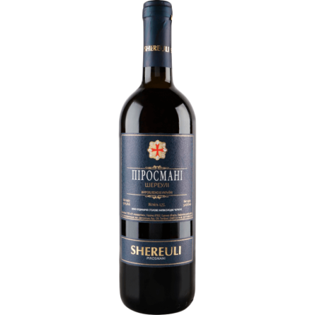 Вино SHEREULI Піросмані червоне напівсолодке 9-13% 0.75 л