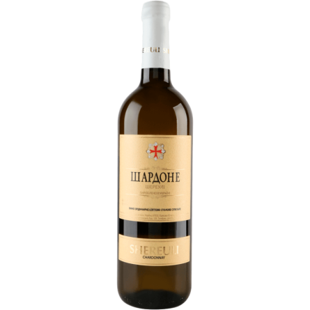 Вино SHEREULI Шардоне біле сухе 0.75 л slide 1