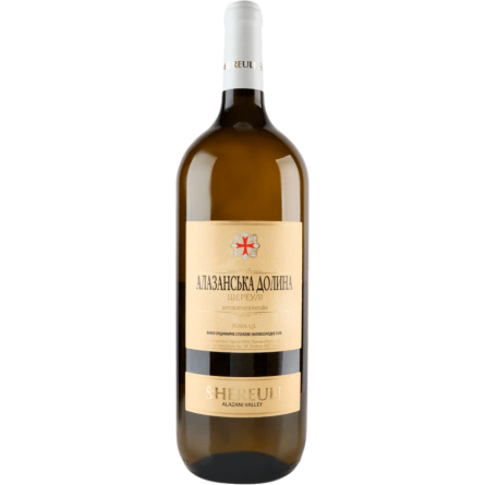 Вино SHEREULI Алазанская долина белое полусладкое 9-13% 1.5 л