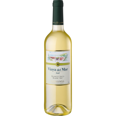 Вино Vinya del Mar сортовое белое сухое 0.75 л