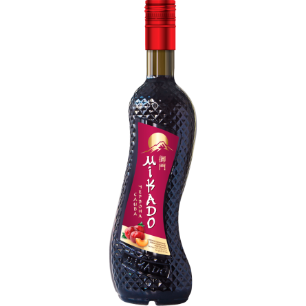 Винний напій Mikado Слива червоний солодкий 6-6.9% 0.7 л