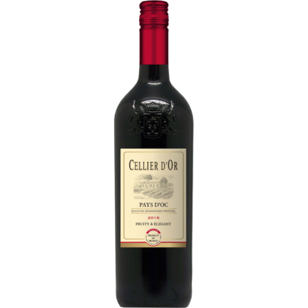 Вино Cellier d'Or красное сухое 12% 1 л slide 1