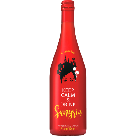 Напиток Sangria винный игристый красный сладкий 0.75 л