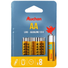Батарейки Auchan Standart АА 8шт mini slide 1