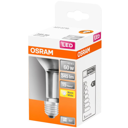 ЛАМПА OSRAM R63 4,3W E27 2700K