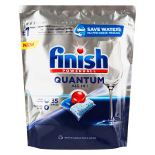 Капсулы для посудомоечной машины Finish Quantum All in 1 35шт mini slide 1