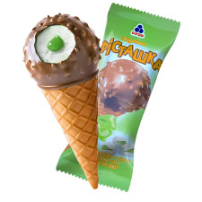 Мороженое Рудь Фисташка рожок 70г mini slide 1