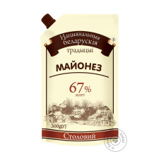 Майонез Національні Білоруські традиції Столовий 67% 350г mini slide 1