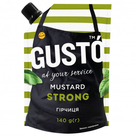 Горчица Gusto Strong 140г