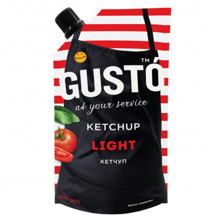Кетчуп Gusto Light 250г slide 1