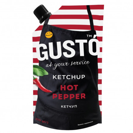 Кетчуп Gusto Hot Pepper 250г slide 1