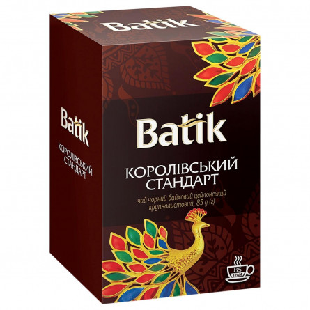 Чай чорний Batik Королівський стандарт крупнолистовий 85г slide 1