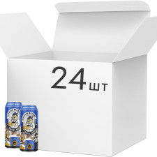 Упаковка пива Onkel Weber Bayerisch Weissbier світле нефільтроване 5.4% 0.5 х 24 шт. mini slide 1