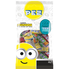 Іграшка з цукерками PEZ Посіпаки 1 + 10 х 8.5 г mini slide 1