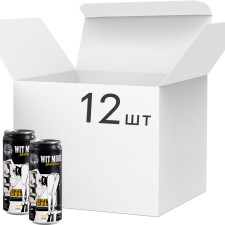 Упаковка пива MIKKI BREW «WIT MORE» світле пшеничне нефільтроване 4.9% 0.33 л х 12 шт. mini slide 1