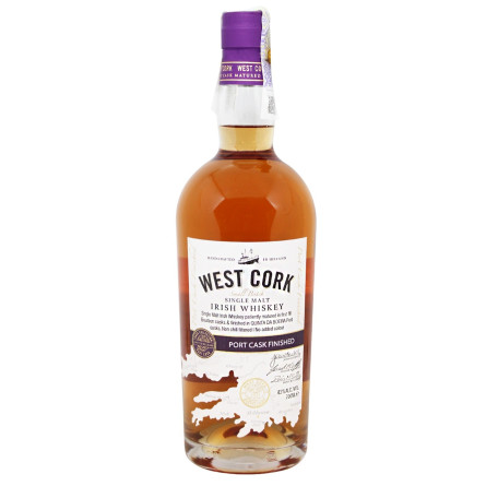 Виски West Cork Small Batch Port Cask Box 43% 0,7л