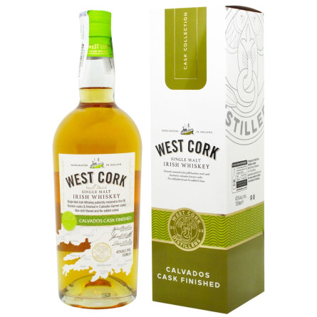 Віскі West Cork Small Batch Calvados Cask Box 43% 0,7л
